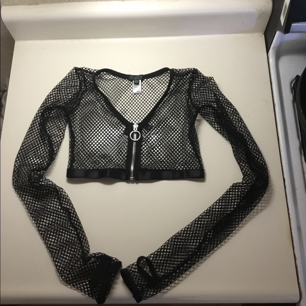 Rave fishnet top 🔮👽